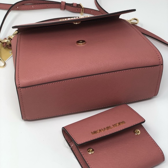 2pcs Michael Kors Sofia handbag&wallet rose - Picture 7 of 8